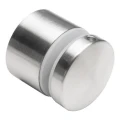 Uchwyt punktowy do szkła fi 50/30/M10x45, szkło 8-21,52 mm, AISI 304, system płaski, satyna 000-262 (1)