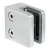 Uchwyt do szkła 45x45x26 mm, szkło 6-10,76 mm, AISI 304, system płaski, satyna 000-260 (1)