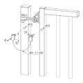 Linka bezpieczeństwa B-SAFE Locinox do bram max. 500 kg ze stali nierdzewnej 000-273 (2)