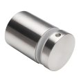 Uchwyt punktowy do szkła fi 50/50 M10x60, szkło 8-21,52 mm, AISI 304, system płaski, satyna 000-267 (1)