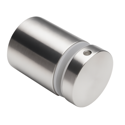 Uchwyt punktowy do szkła fi 50/50 M10x60, szkło 8-21,52 mm, AISI 304, system płaski, satyna 000-267 (1)