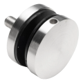 Uchwyt punktowy do szkła fi 50/8/M10x50, szkło 8-17,52 mm, AISI 304, system płaski, satyna 000-266 (1)