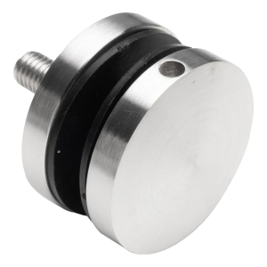 Uchwyt punktowy do szkła fi 50/8/M10x50, szkło 8-17,52 mm, AISI 304, system płaski, satyna