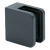 Uchwyt do szkła 45x45x26 mm antracyt szkło 6-10,76 mm zamak system płaski malowany 000-269 (1)