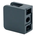 Uchwyt do szkła 45x45x26 mm antracyt szkło 6-10,76 mm zamak system płaski malowany 000-269 (2)