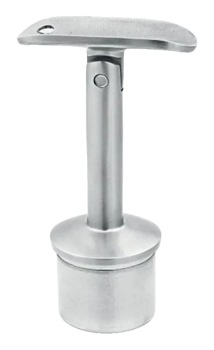 Podpora poręczy 42,4mm, fi 14/H80, przegubowa klejona (aisi304, syst.42,4, satyna) (24) 000-288 (1)