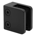 Uchwyt punktowy do szkła 45x45x26 mm, czarny, szkło 6-10,76 mm, zamak, system płaski, malowany 000-286 (3)