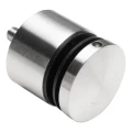 Uchwyt punktowy do szkła fi 50/30/M10x70 szkło 8-17,52 mm AISI 304 system płaski satyna 000-296 (1)