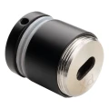 Uchwyt punktowy do szkła fi 50/30/M10x40 czarny szkło 8-21,52 mm AISI 304 system płaski 000-298 (2)