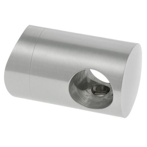 Uchwyt przelotowy do pręta/rury fi 12 mm. system do rury 42,4 mm, AISI 304 satyna 000-290 (1)