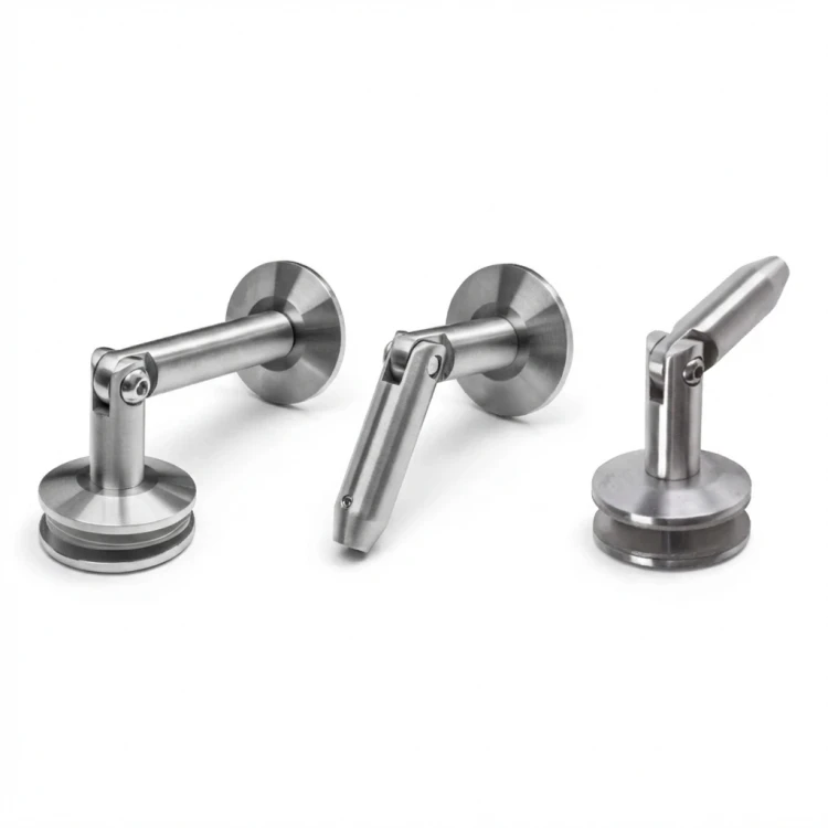 System zadaszeń szklanych M10 3-elementowy odciąg fi 10 mm szkło 8-17,52 mm AISI 304 satyna 000-261 (2)