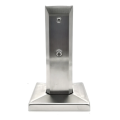 Uchwyt pionowy do szkła spigot 50x50/100x100 mm szkło 12-17.52 mm AISI 304 satyna 000-291 (2)