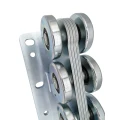 Wózek jezdny 89x100 mm do szyny 6V.089 bramy przesuwnej 8 rolek ze stali 000-310 (3)