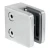 Uchwyt do szkła 45x45x26 mm, szkło 6-10,76 mm, AISI 316, system płaski, satyna 000-336 (1)