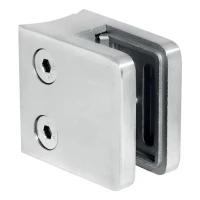 Uchwyt do szkła 45x45x26 mm szkło 6-10,76 mm AISI 304 system 42,4 mm satyna