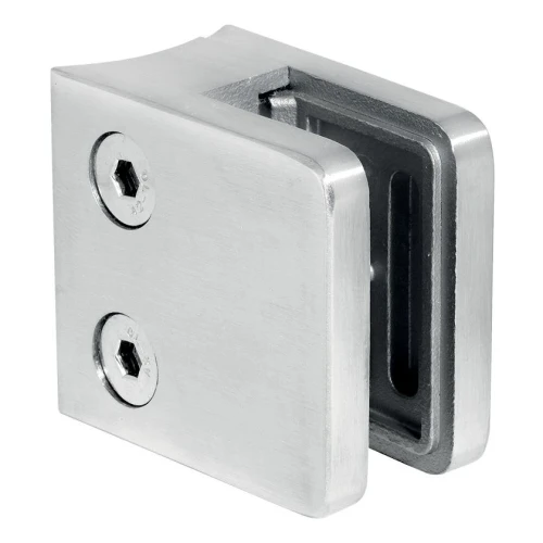 Uchwyt do szkła 45x45x26 mm szkło 8-10,76 mm AISI 304 system 48,3 mm satyna 000-338 (1)