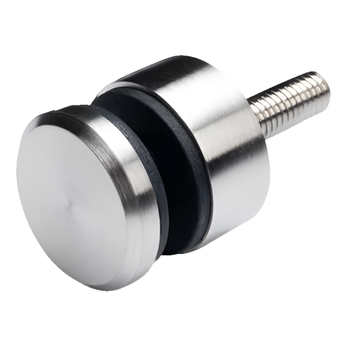 Uchwyt punktowy do szkła fi 30/13/M8x40 szkło 6-12 mm AISI 304 system płaski satyna 000-295 (1)