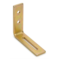 Kątownik z regulacją KR 1  75x65x20x3,0 cynk galwaniczny złoty 000-345 (1)
