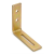 Kątownik z regulacją KR 1  75x65x20x3,0 cynk galwaniczny złoty 000-345 (1)