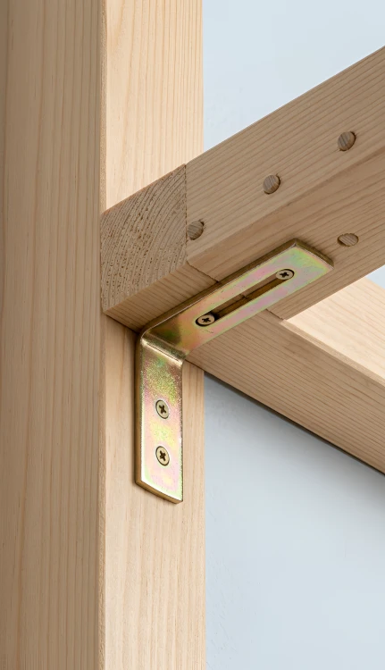 Kątownik z regulacją KR 1  75x65x20x3,0 cynk galwaniczny złoty 000-345 (2)