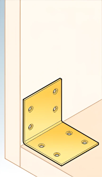 Kątownik szeroki KS 2 40x40x40x1,5 ocynk złoty 000-356 (4)