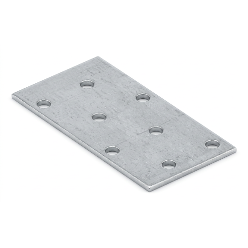 Płytka perforowana łącznik płaski PP 1 40x80x2,0 000-358 (1)
