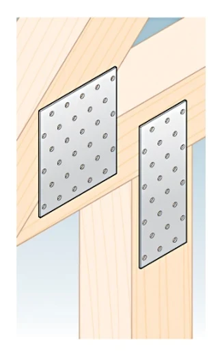 Płytka perforowana łącznik płaski PP 2 40x100x2,0 000-359 (6)