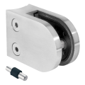 Uchwyt do szkła 50x40x26 mm z pinem, szkło 6-10,76 mm, AISI 304, system 42,4, połysk 000-264 (1)