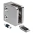 Uchwyt do szkła 45x45x26 mm ze wspornikiem pin szkło 6–10,76 mm AISI 304 system płaski satyna 000-268 (4)