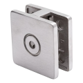 Uchwyt do szkła 8-10 mm 60x60x28 mm AISI 316, system płaski, satyna 6060-000-434 (1)