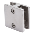 Uchwyt do szkła 8-10 mm 60x60x28 mm AISI 316, system płaski, satyna 6060-000-434 (2)