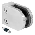 Uchwyt do szkła 50x40x26 mm pin szkło 6-10,76 mm AISI 316 system płaski satyna 50D1-000-436 (1)