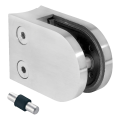 Uchwyt do szkła 6-10,76 mm 50x40x26 mm pin AISI 316 system 42,4 mm satyna 50D1-000-438 (1)