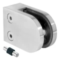 Uchwyt do szkła 6-10,76 mm 63x45x28 mm pin AISI 304 system płaski satyna 63D1-000-443 (1)