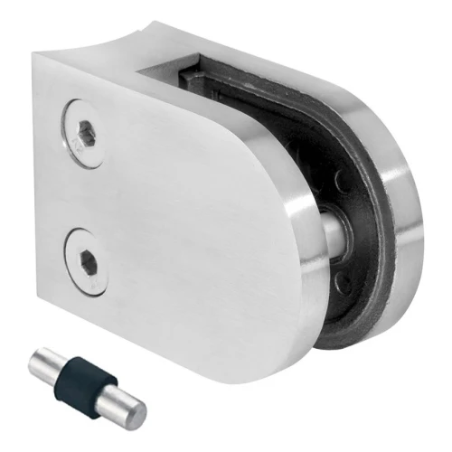 Uchwyt do szkła 6-10,76 mm 63x45x28 mm pin AISI 304 system 42,4 mm połysk 63D1-000-445 (1)
