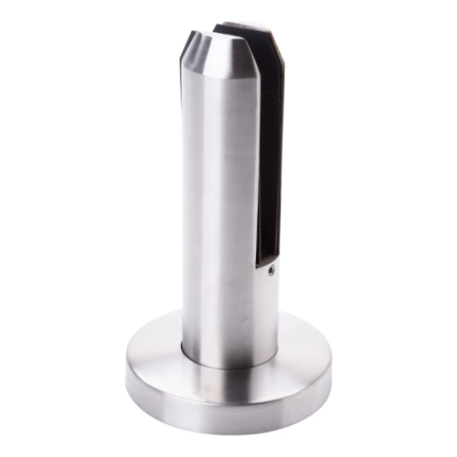 Uchwyt pionowy do szkła 12-17,52 mm spigot  fi 48 mm H=182 mm AISI 304 satyna 000-453 (1)