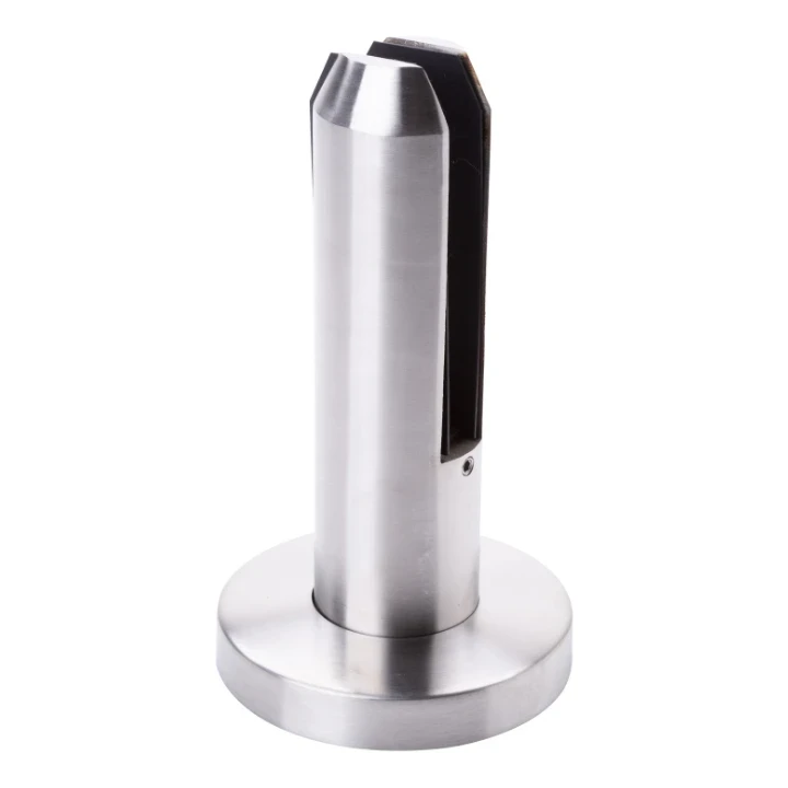 Uchwyt pionowy do szkła 12-17,52 mm spigot  fi 48 mm H=182 mm AISI 304 satyna 000-453 (1)