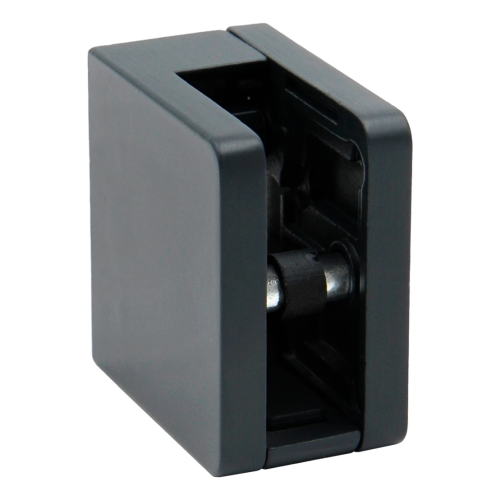 Uchwyt do szkła 45x45x26 mm do powierzchni płaskiej ze wspornikiem antracytowy 45K2-000-455 (2)