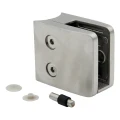 Uchwyt do szkła 6–10,76 mm 45x45x26 mm wspornik i pin AISI 304 system płaski satyna 52K2-000-457 (1)