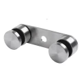 Uchwyt do szkła 8-21,52mm podwójny fi 50/M10 L=170mm AISI 304 satyna 0250-000-462 (1)