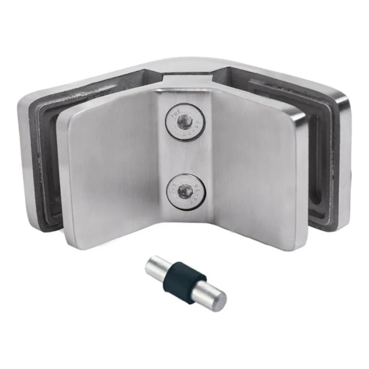 Uchwyt do szkła 6–10,76 mm kwadratowy 90° pin 53x45x26 mm AISI 304 satyna 90K2-000-473 (1)