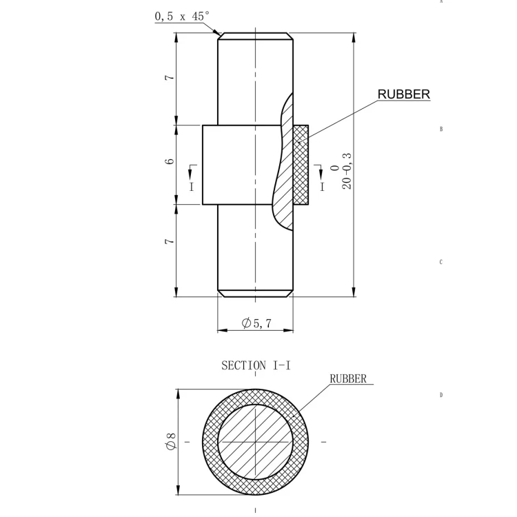 Uchwyt do szkła 6–10,76 mm kwadratowy 90° pin 53x45x26 mm AISI 304 satyna 90K2-000-473 (8)