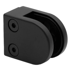 Uchwyt do szkła 6-10,76 mm 50x40x26 mm pin zamak malowany system płaski czarny