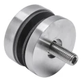 Uchwyt punktowy do szkła 8-17,52mm fi 50/8/M10x50 AISI 304 system płaski satyna 000-476 (1)