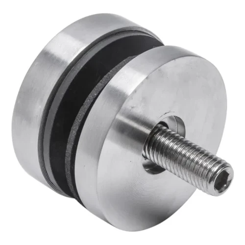 Uchwyt punktowy do szkła 8-17,52mm fi 50/8/M10x50 AISI 304 system płaski satyna 000-476 (1)