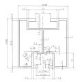 Profil aluminiowy 625cm 40x40 do śrub młoteczkowych Anodowany PV-01-11-AN (3)