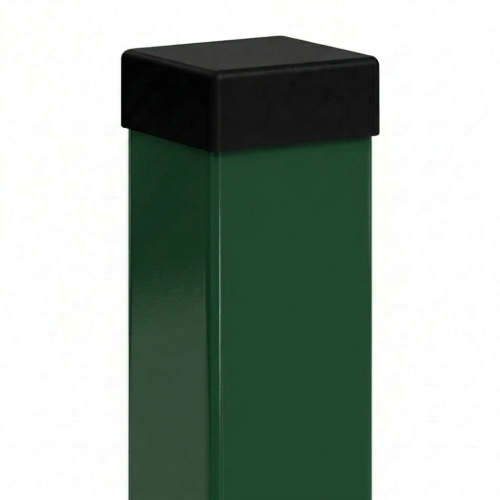 Słupek ogrodzeniowy 100x100x3 mm, długość 2,2 mb, zielony RAL 6005 000-492 (1)