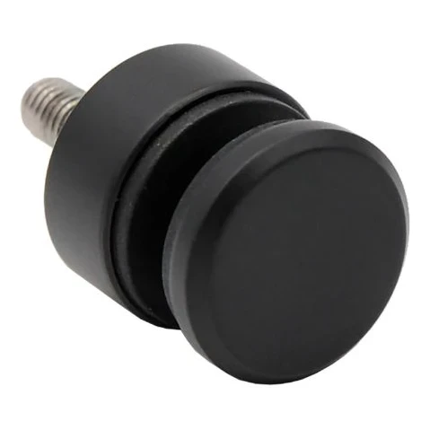 Uchwyt punktowy do szkła 6-12 mm fi 30/13/M8x40 AISI 304 system płaski czarny 000-493 (1)