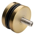 Uchwyt punktowy szkło fi 50/8/M10x50 AISI304 8-17,52mm złoty 000-512 (1)