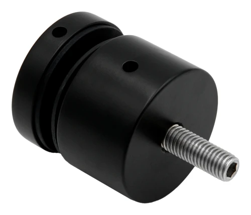 Uchwyt punktowy rotula do szkła fi 50mm gwint M10 system płaski czarny 000-516 (1)